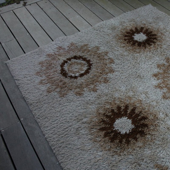 Image 1 of Vintage dralon acrylic rug, Belgium 1970