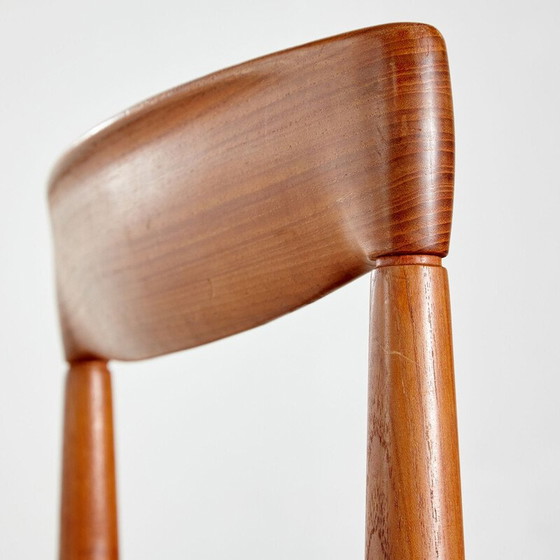 Image 1 of Set of 4 vintage dining chairs by Henry Walter Klein for Bramin, Denmark 1960s