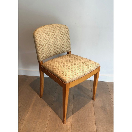 Image 1 of Pair of vintage Art Deco chairs in Sycamore, 1930