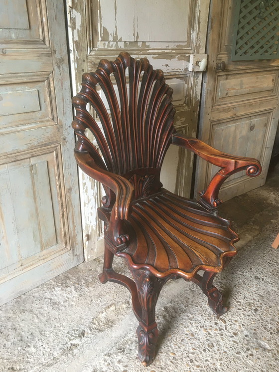 Image 1 of Vintage baroque armchair