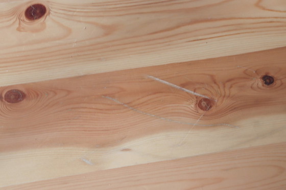 Image 1 of 8x pine wood stoel