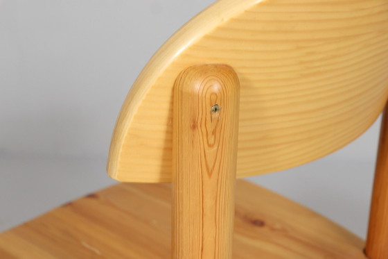 Image 1 of 8x pine wood stoel