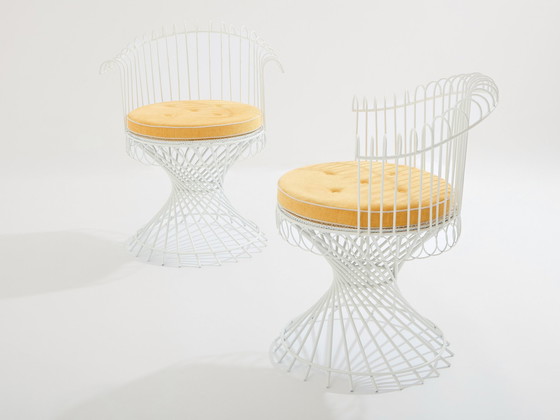Image 1 of Mathieu Matégot Pair Of Anthéor Armchairs 1950S