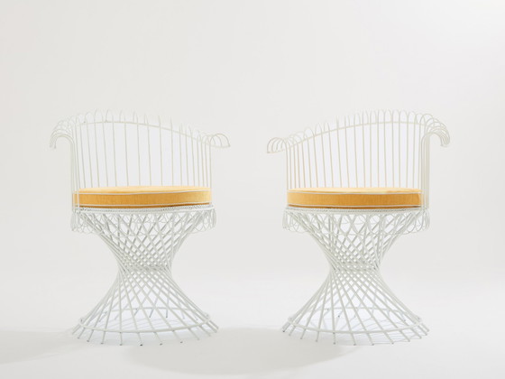 Image 1 of Mathieu Matégot Pair Of Anthéor Armchairs 1950S