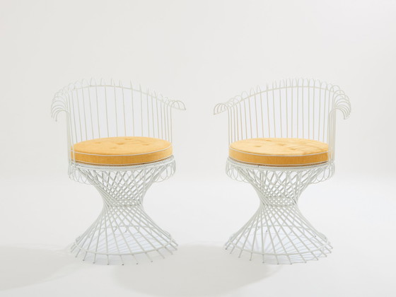 Image 1 of Mathieu Matégot Pair Of Anthéor Armchairs 1950S