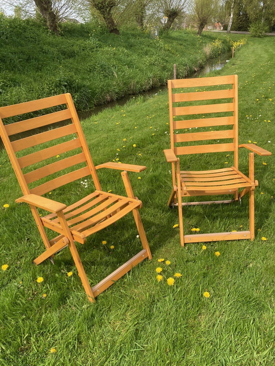 Image 1 of 2 chaises de jardin Reguitti