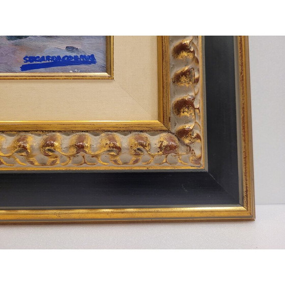 Image 1 of Dipinto vintage "Ritratto di paesaggio costiero calmo" di Damián Segarra Codina, 1936