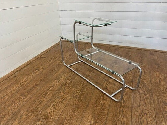 Image 1 of Chrome flower stand, by Emile Gyot for Thonet