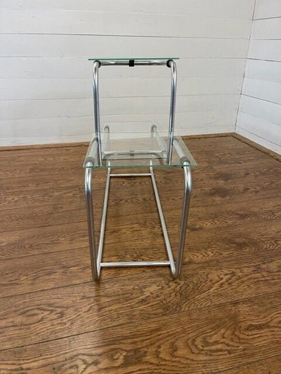 Image 1 of Chrome flower stand, by Emile Gyot for Thonet