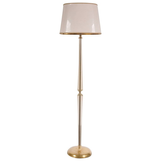 Image 1 of 1940s Murano Glass Floor Lamp in the Manner of Barovier e Toso