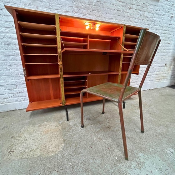 Image 1 of Desk AND Closet Together - Magic Box - Midcentury