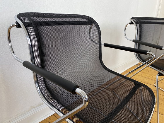 Image 1 of Set of 4 Penelope chairs by Charles Pollock for Anomina Castelli