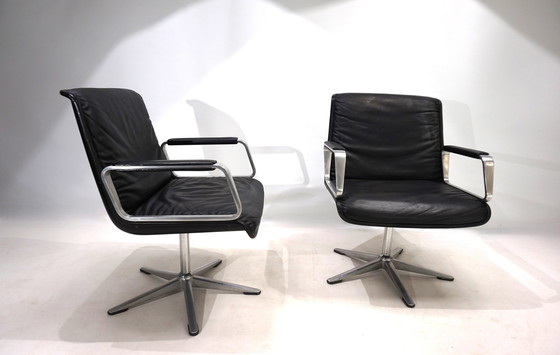 Image 1 of Wilkhahn Delta Set Of 2 Conference/Dining Chairs From Delta Group