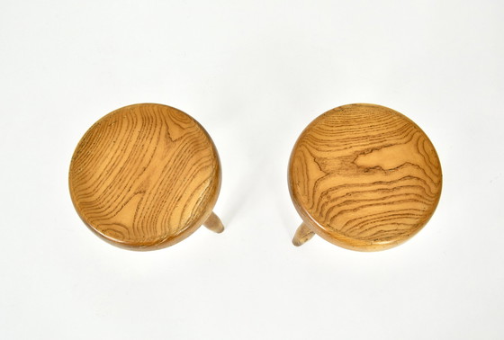 Image 1 of "Berger" Stools by Charlotte Perriand, 1950s, set of 2