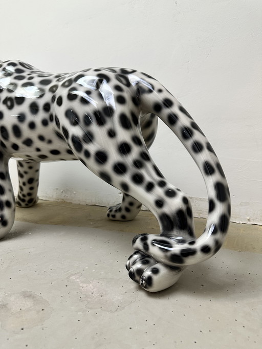 Leopard ceramic black and white