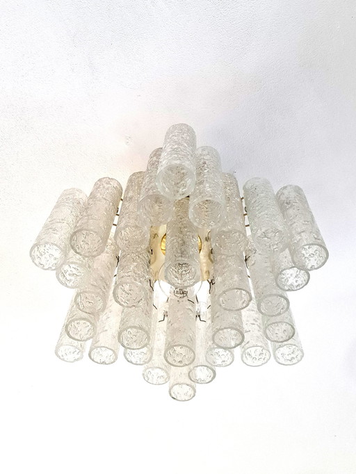 Doria Leuchten - 1960s - Ceiling Lamp - 30 Glass Shades - Germany