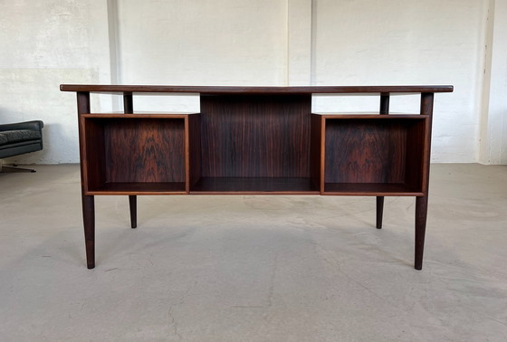 Image 1 of Danish Rosewood Executive Desk