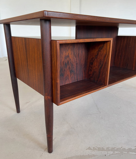 Image 1 of Danish Rosewood Executive Desk