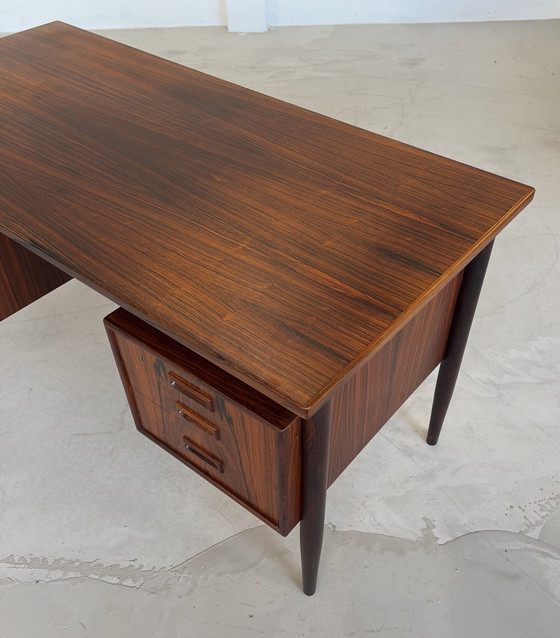 Image 1 of Danish Rosewood Executive Desk