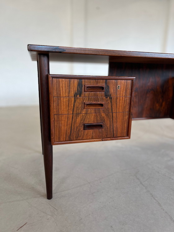 Image 1 of Danish Rosewood Executive Desk