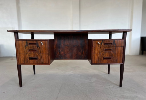 Danish Rosewood Executive Desk