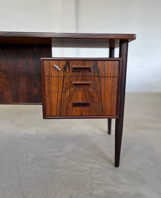 Image 1 of Danish Rosewood Executive Desk