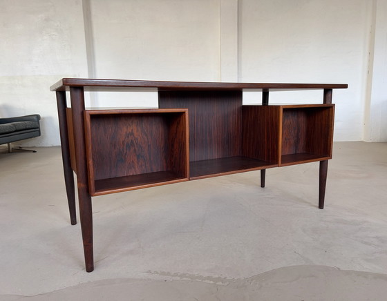 Image 1 of Danish Rosewood Executive Desk