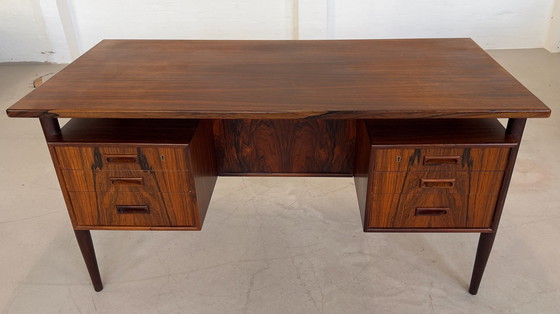 Image 1 of Danish Rosewood Executive Desk