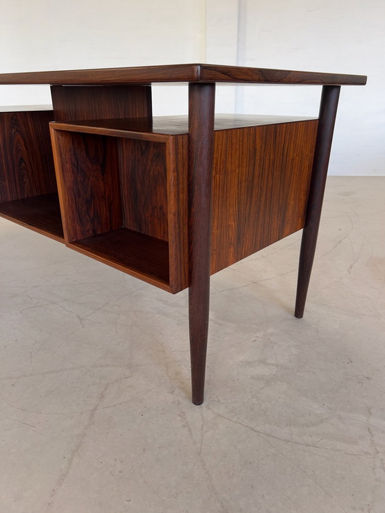 Image 1 of Danish Rosewood Executive Desk