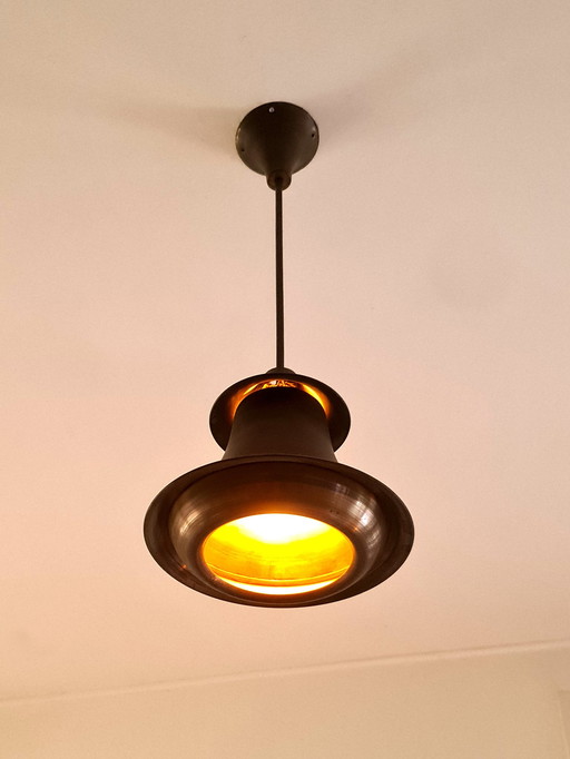 Artdeco Pendant Lamp - Ca, 1920 / 30 - Bronze - France