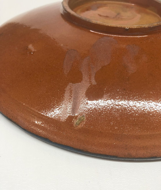 Image 1 of Diaz Costa Artisanal Dish For Puigdemont Enameled Ceramic Fish Design