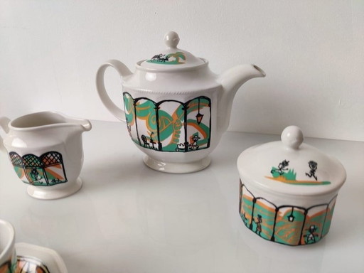 Javier Mariscal Coffee Set By Churchill England, 1993