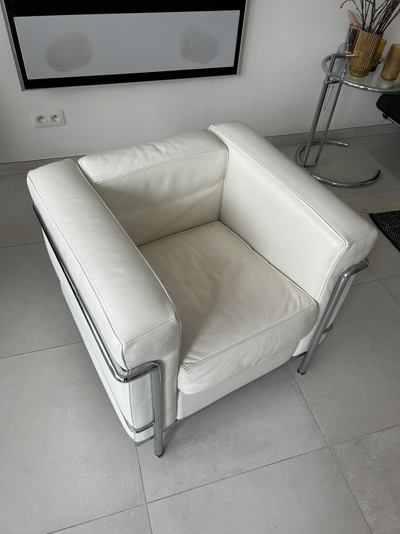 Cassina Corbusier LC2 blanc