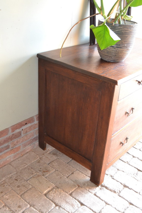 Image 1 of Antique Oak Chest of Drawers, Dresser, Dresser, TV Cabinet