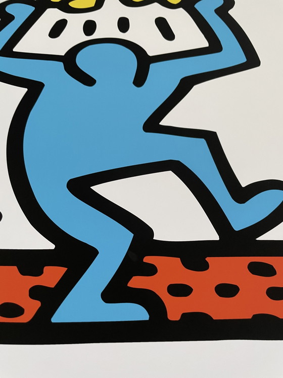 Image 1 of Keith Haring, Untitled Yellow Baby, copyright Keith Haring foundation, licensed by Alterstar NY, printed in the U.K