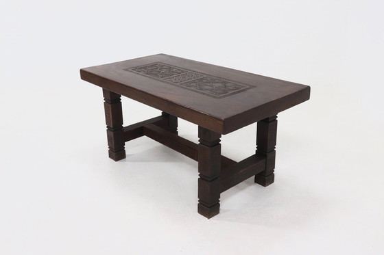 Image 1 of Antique Solid Tropical Wooden Dining Table 