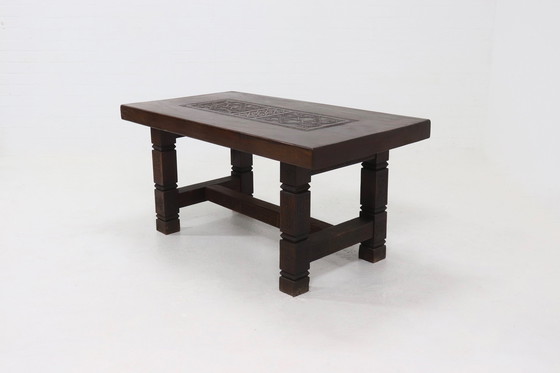 Image 1 of Antique Solid Tropical Wooden Dining Table 