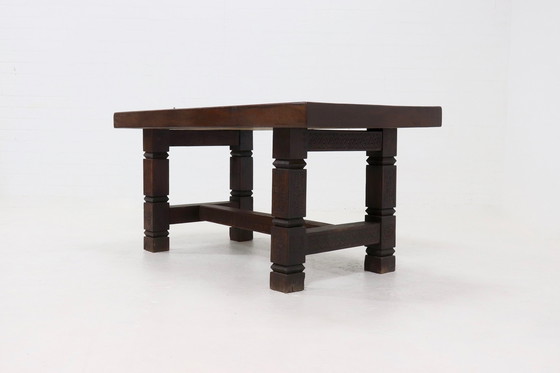 Image 1 of Antique Solid Tropical Wooden Dining Table 