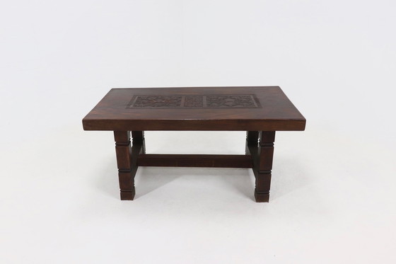 Image 1 of Antique Solid Tropical Wooden Dining Table 