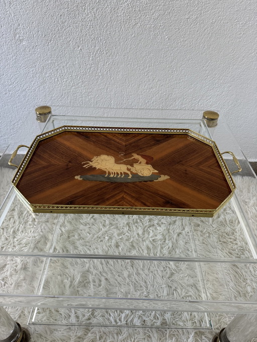 Inlaid tray 60s