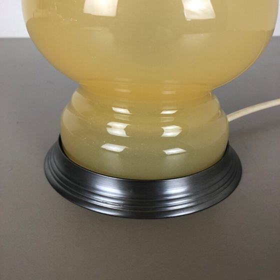 Image 1 of Vintage Murano glass and metal table lamp by Cenedese Vetri, Italy 1960