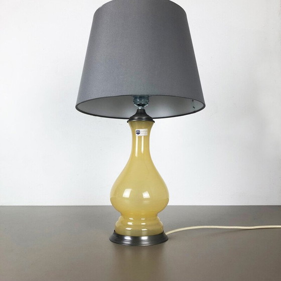 Image 1 of Vintage Murano glass and metal table lamp by Cenedese Vetri, Italy 1960