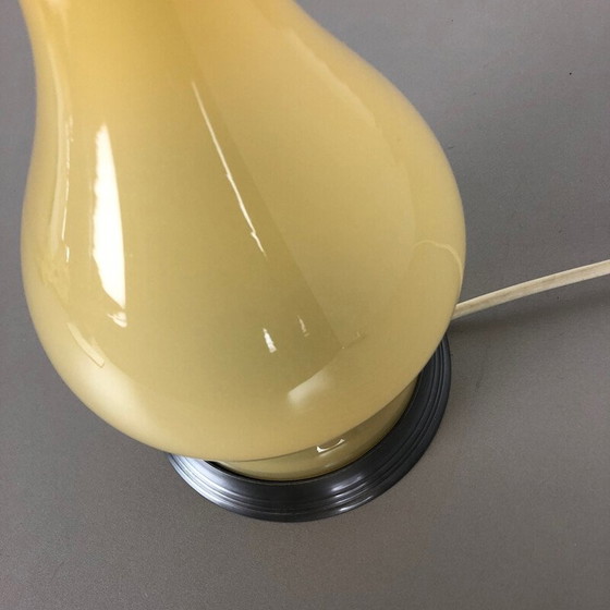 Image 1 of Vintage Murano glass and metal table lamp by Cenedese Vetri, Italy 1960