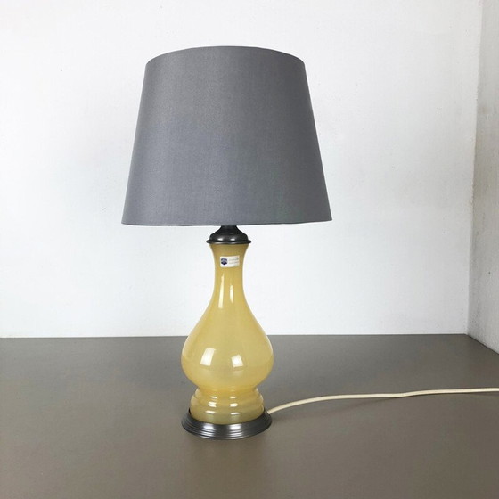 Image 1 of Vintage Murano glass and metal table lamp by Cenedese Vetri, Italy 1960