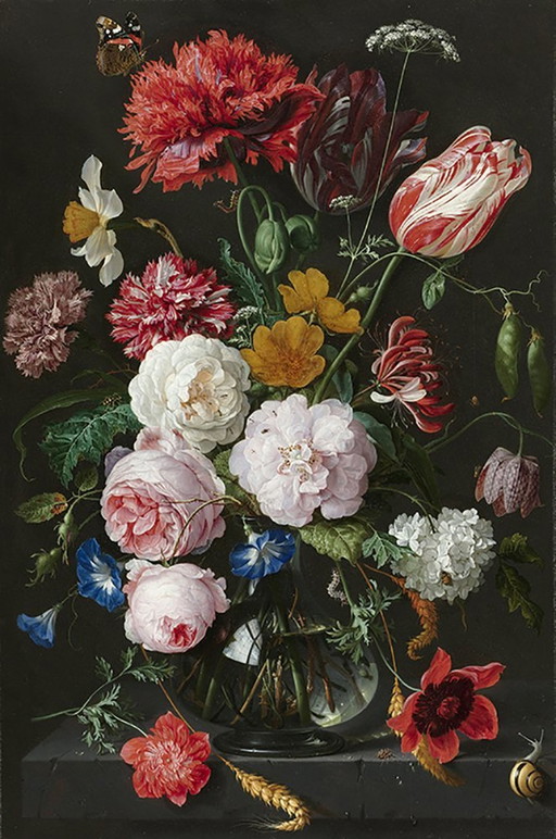 Jan Davidsz De Heem---Still Life With Flowers