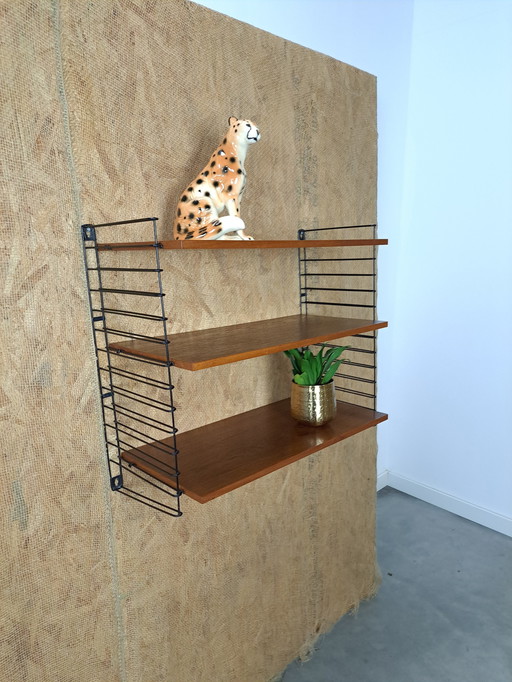 Tomado Modular Wall System With 3 Wide Shelves, Wall Rack No. 3