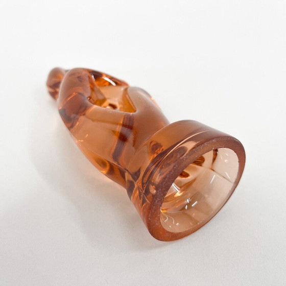 Image 1 of Vintage glass sculpture by Jitka Forejtova for Rudolfova Hut, 1950