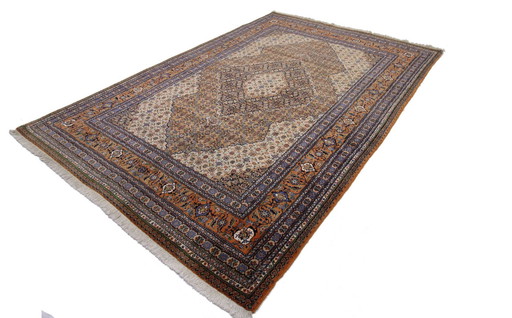 Original Hand-Knotted Persian Rug Bidjar Takab Very Fine Old Knotted 322 X 220 Cm Top Condition