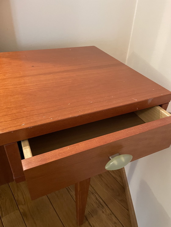 Image 1 of Jan des Bouvrie Cherry Dressing Table With Chair And Mirror