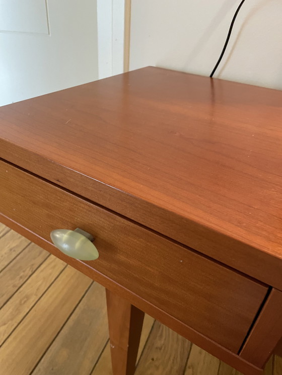 Image 1 of Jan des Bouvrie Cherry Dressing Table With Chair And Mirror